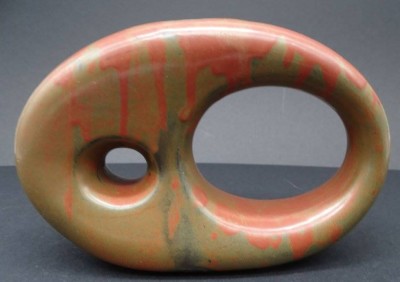 Auktion 348<br>Designer-Vase, H-11 cm, B-16 cm [1]