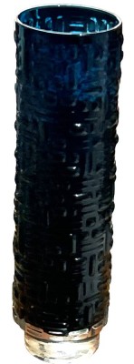 Auktion <br>Hirschberg Zylindervase, blau, H-24,5 cm [1]