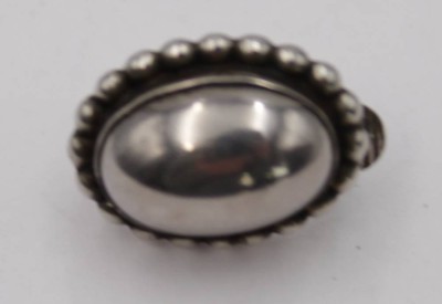 Auktion <br>einzelner Ohrclip, Georg Jensen, Sterling, No. 59, 4gr., L-1,5cm [1]