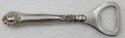 Auktion <br>Flaschenöffner, Silbergriff, Dänemark 1949, L-13,6cm [1]