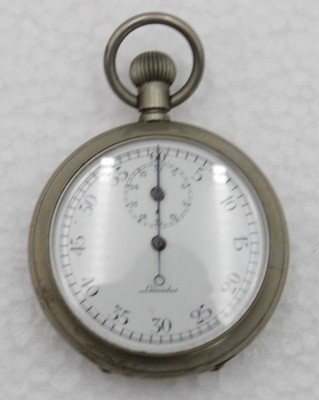 Auktion 368<br>Einhandstopper, LÉONIDAS, wohl 40/50er Jahre, Werk läuft, D-5cm [1]