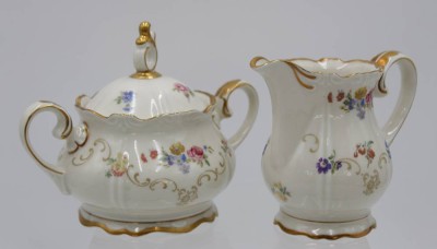 Auktion 351<br>Milch und Zucker, Reichenbach, Streublümchen, ca. H-10cm [1]
