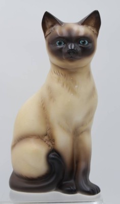 Auktion 348<br>Siam-Katze, Goebel, bemalt, ca. H-27cm [1]