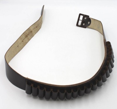 Auktion <br>Patronengürtel, Leder, nur Nr. 527, ca. L-125cm [1]
