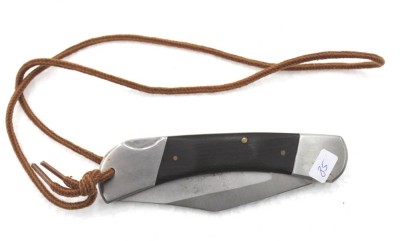 Auktion 348<br>Jagdmesser, Lakota, ca. L-13>22,5cm [1]