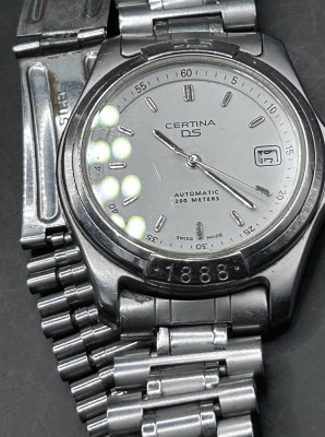 Auktion 371<br>Herren Armbanduhr CERTINA DS TRIONYX SAPPHIRE CRYSTAL 200 M gute Funktion und gut erhalten, B-4 cm [1]