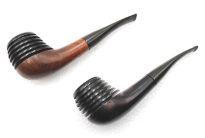 Auktion 348<br>Paar Pfeifen, Porsche, Gebrauchsspuren, ca. L-15cm [1]