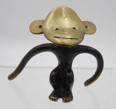 Auktion 348<br>Flaschenöffner, Affe,  Walter Bosse, ca. H-10cm B-11cm [1]