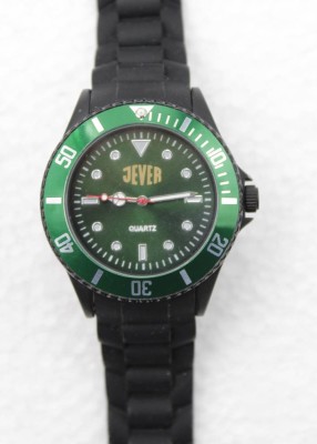 Auktion <br>Werbe-Armbanduhr, Jever, Quarzwerk läuft, anbei Box, D-4,4cm [1]