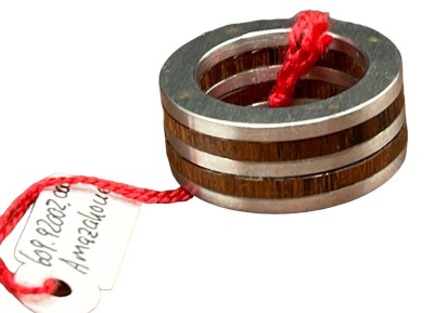 Auktion 356<br>breiter Edelstahlring 