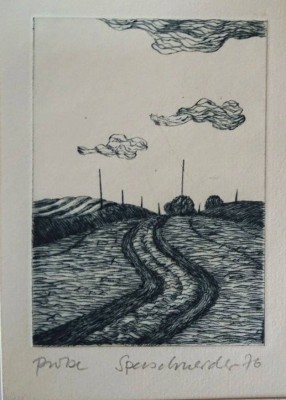 Auktion 362<br>Hans SPERSCHNEIDER (1928-1995), 1976, 2x kl. Radierungen, ,ca. 13x9 cm [1]
