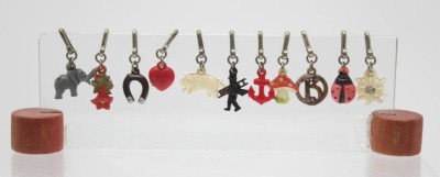 Auktion <br>Lot div. Glas-Zipfel, 50er Jahre, je ca. L-2,5cm [1]