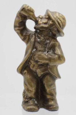 Auktion <br>kl. Bronze, Trinker, wohl 60er Jahre, H-10cm [1]