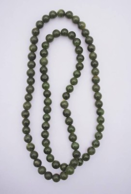 Auktion 349<br>endlos gearbeitete Halskette, wohl  Moosachat [1]