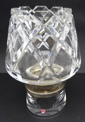 Auktion 349<br>3 tg. Kristall-Windlicht 
