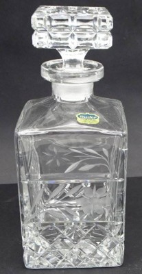 Auktion 349<br>Kristall Whiskykaraffe 
