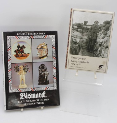 Auktion 349<br>Ernst Jünger Kriegstagebuch und Bismarck, 1990 u. 2010 [1]