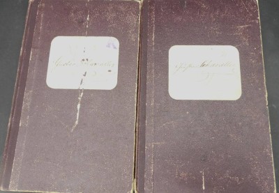Auktion 349<br>2 Seefahrtsbücher von Gustav Schavaller  als Matrose in grosser Fahrt ab 1904-1920 , Norddeutscher Lloyd , hpts Linienfahrt Bremen-New York [1]