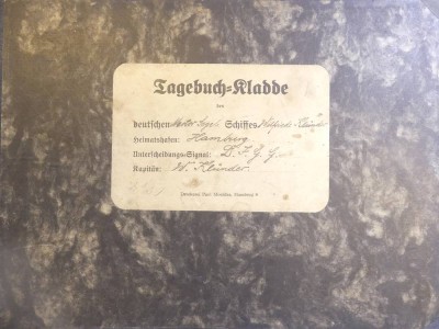 Auktion 349<br>Tagebuch Kladde (Logbuch) des Motor-Seglers Wilfried Klünder, Kapitän W. Klünder, ab  1933 bis ca. 1936 [1]
