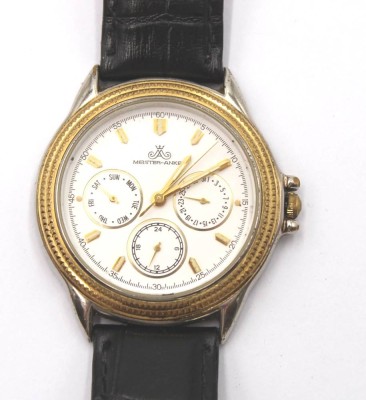 Auktion 349<br>Herrenarmbanduhr, Meister Anker, Quarz, guter Zustand, D-3,5cm [1]
