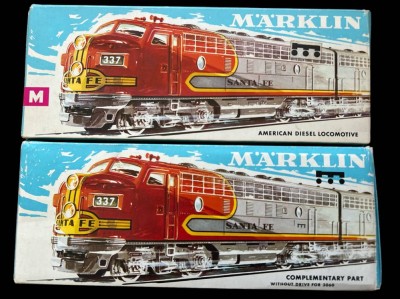 Auktion 353<br>Märklin H0 3060 und 4060 Diesellokomotive Santa Fe mit OVP, guter Zustand [1]
