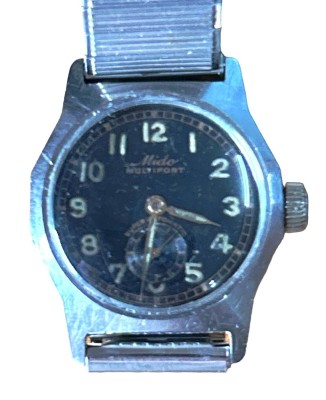 Auktion 350<br>Mido multifort super-automatik Uhr, Werk läuft, Alters- und Tragespuren [1]