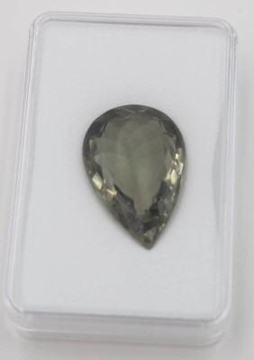 Auktion 350<br>Prasiolith (grüner Amethyst), ca. 28 ct, an Spitze kl. Chip [1]