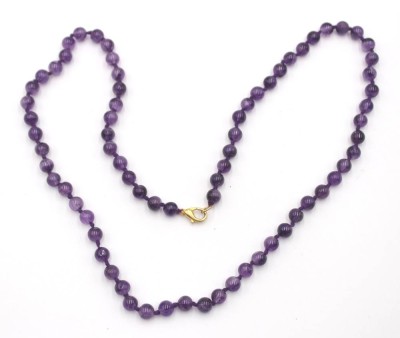 Auktion 350<br>Halskette, Amethystkugeln, L-61cm [1]
