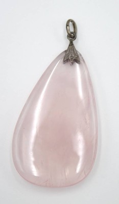 Auktion 350<br>Rosenquarz-Anhänger, L-6cm [1]