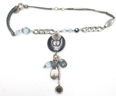 Auktion 350<br>gr. Modeschmuck-Collier, ungemarkt. ca. L-70cm [1]