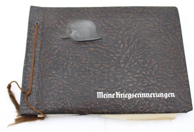 Auktion 350<br>Album, Meine Kriegserinnerungen, 92 div. Aufnahmen [1]