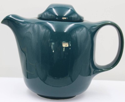 Auktion 364<br>ungemarkte Teekanne, grüne Glasur, ca. H-17cm [1]