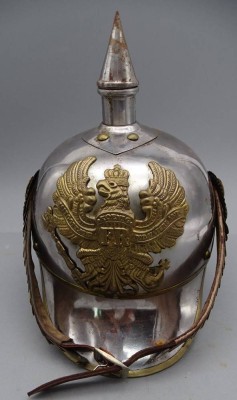 Auktion 350<br>Preussisscher Helm, wohl Kopie`?, Roststellen, [1]