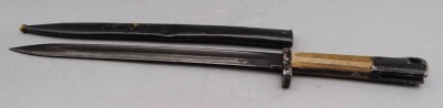 Auktion 350<br>Bajonett mit Scheide, L-44 cm, gemarkt? [1]