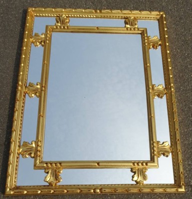 Auktion 350<br>neuzeitlicher Wandspiegel, 93x72 cm [1]