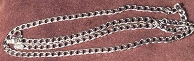 Auktion 350<br>lange Silber-Halskette-925-, L-ca. 48 cm, 12,1 gr. [1]