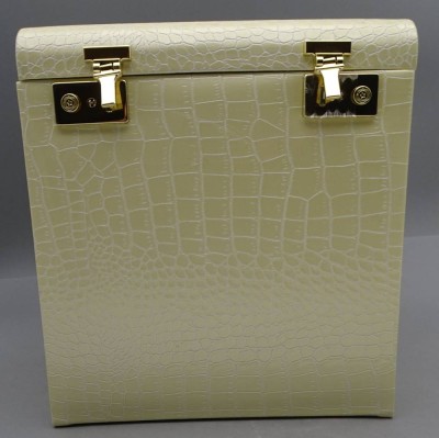 Auktion 350<br>grosser Schmuckkoffer, viel Stauraum, guter Zusatnd, H-29 cm, 18x25 cm [1]