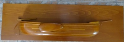 Auktion 350<br>Werft-Halbmodell eines Fischkutters, H-24 cm, L-81 cm [1]