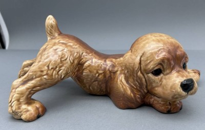 Auktion 350<br>grosser, spielender Hunde-Welpe von Goebel, L-30 cm [1]