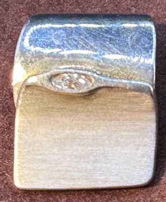 Auktion 356<br>Silber-Anhänger (Flyer)-925- mit klaren Stein, 2,5x1,5 cm, 7 gr. [1]