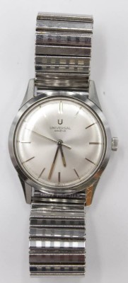Auktion 351<br>Vintage Herren-Armbanduhr, Universal Geneve, Handaufzug, Werk läuft, guter Zustand, D-3,5cm [1]