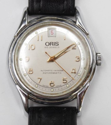 Auktion 351<br>Vintage Herren-Armbanduhr, Oris, Automatik, Werk läuft, Ref. 7317, guter Zustand, D-3,5cm [1]