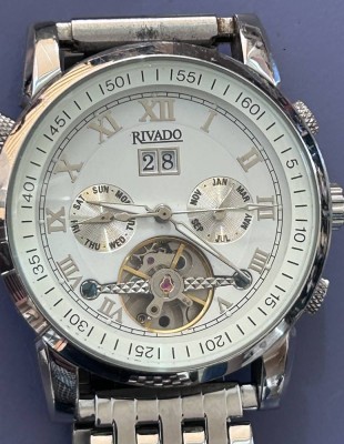 Auktion 351<br>Rivado automatik Uhr 35 Jewels, Stahlband, sehr guter Zustand, Werk läuft bzw. neuwertig , Movt. 2L27 [1]