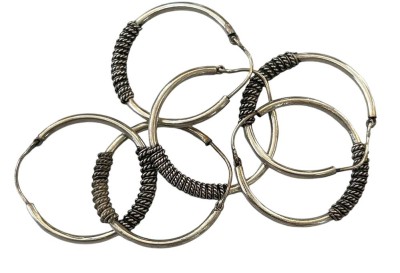 Auktion 371<br>3 Paar Silber-Creolen [1]