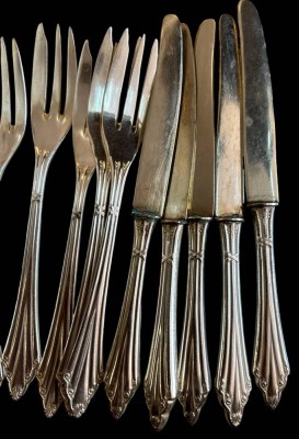 Auktion 366<br>19 Teile Besteck 