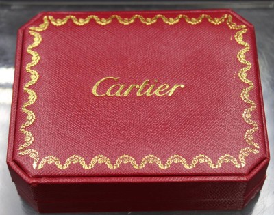 Auktion 351<br>Eine Schmuckbox von Cartier mit kl. Schmuckbeutel ,  [1]