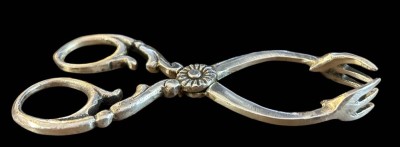 Auktion 351<br>Kluntje Knieper um 1860, massiv versilbert, L-14 cm [1]