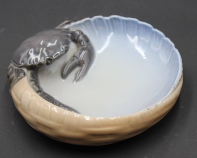 Auktion 352<br>kleine Krebsschale von Royal Copenhagen , Nr.3131 Entw. Erik Nielsen, D-16cm [1]