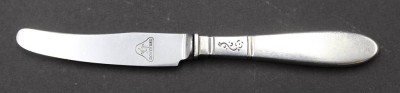 Auktion 352<br>kl. Messer mit Silbergriff, 925er, L-12,5cm [1]