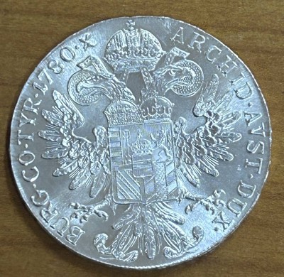 Auktion 352<br>Maria Theresienthaler, 1780, 28 gr [1]